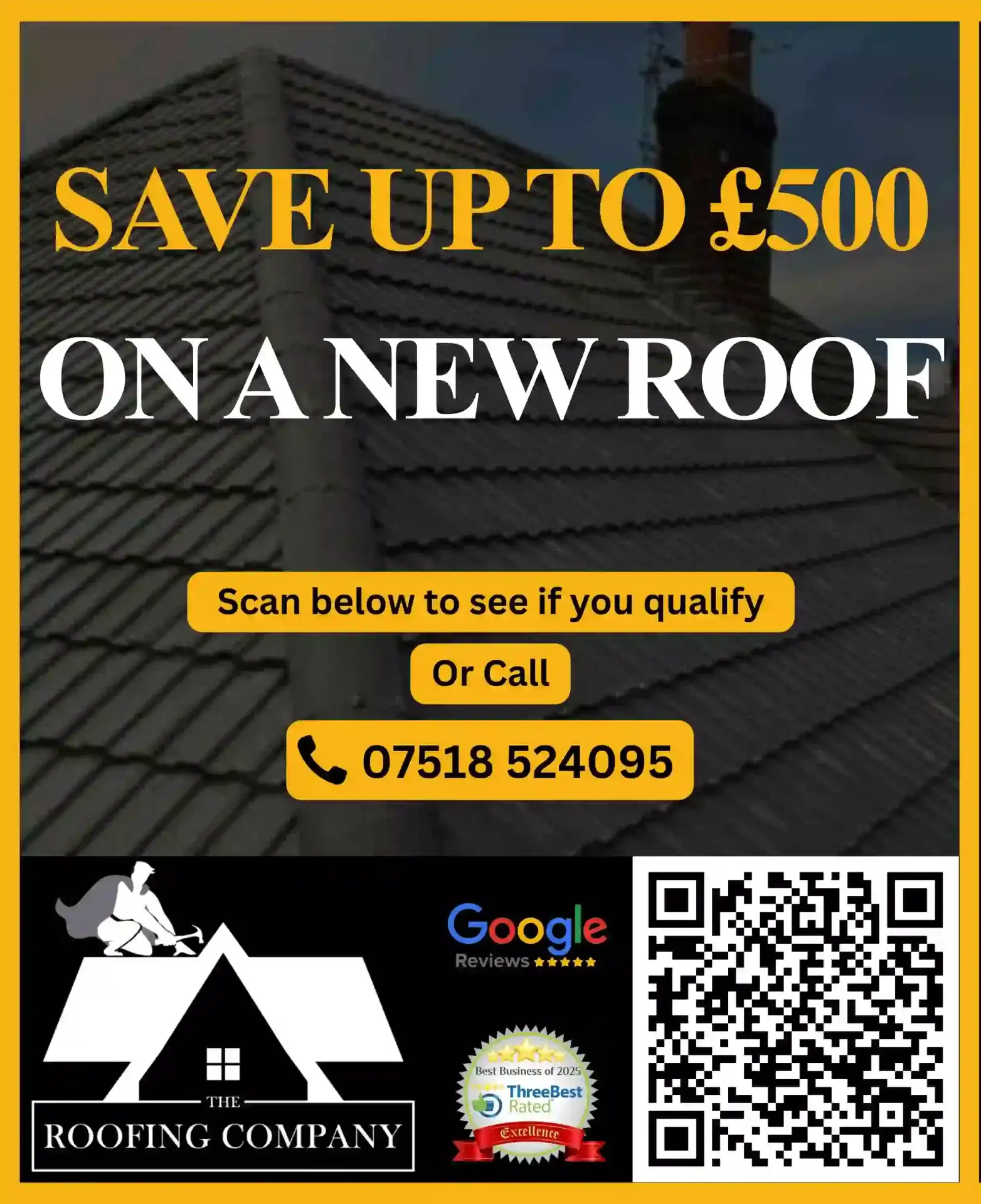 The Roofing Company — save up to £500 on a new roof